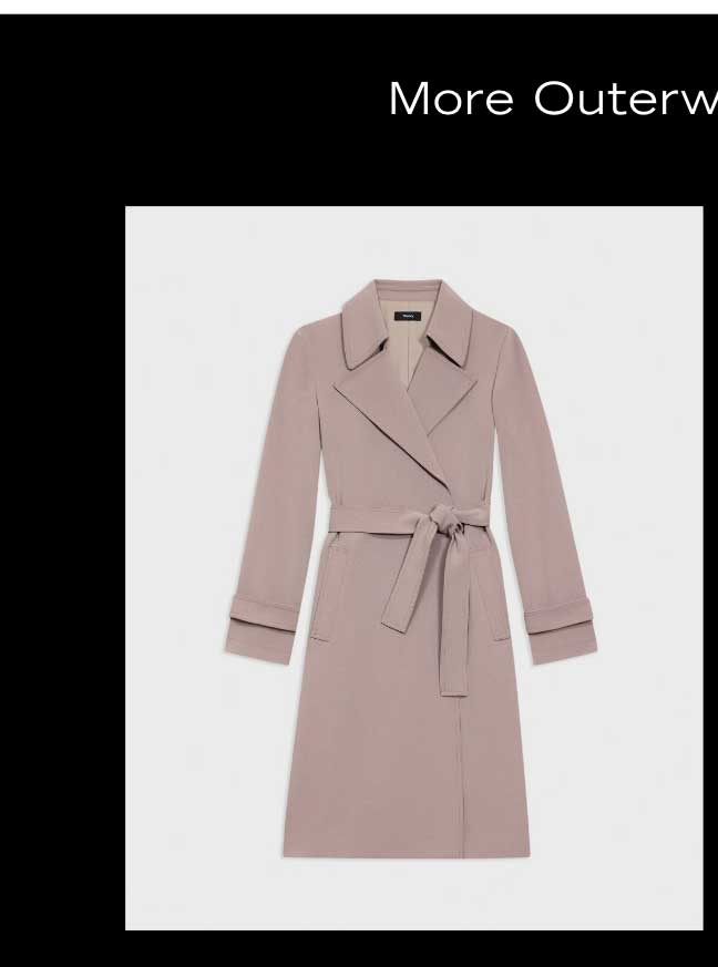 Oaklane Trench Coat in Admiral Crepe