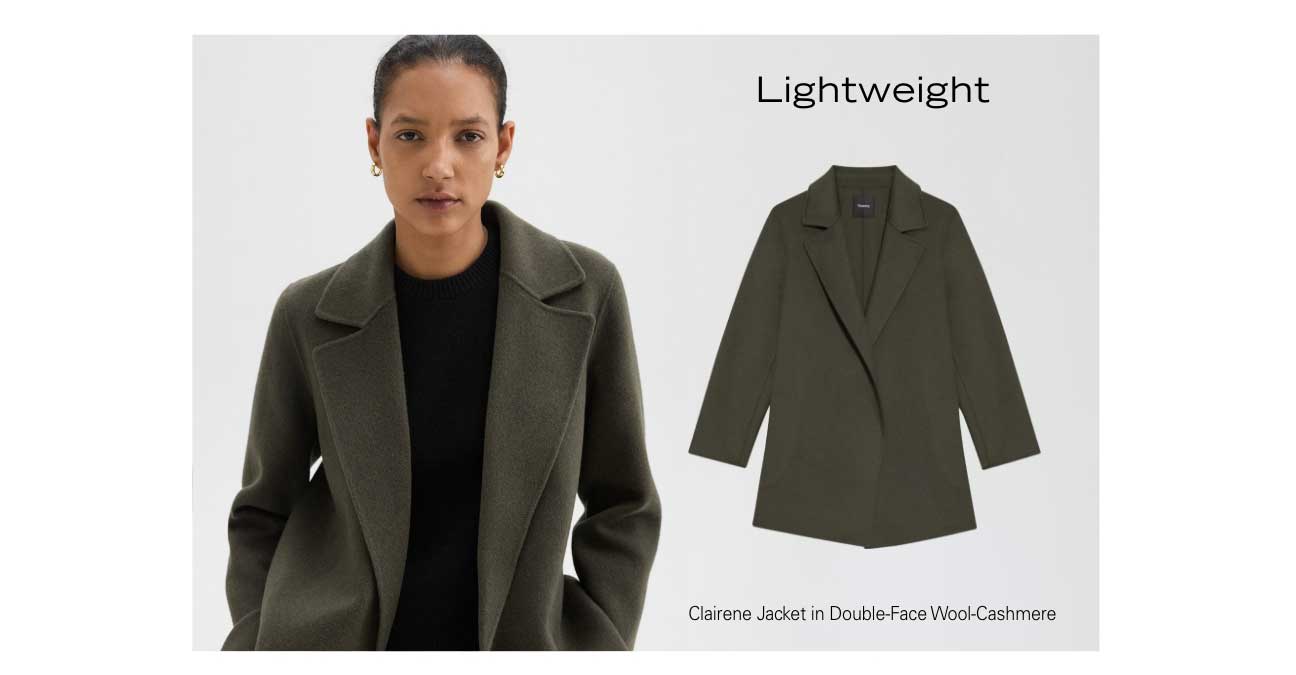 Clairene Jacket in Double-Face Wool-Cashmere