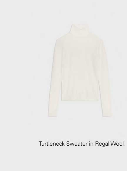 Turtleneck Sweater in Regal Wool