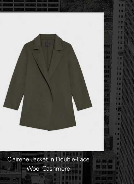 Clairene Jacket in Double-Face Wool-Cashmere