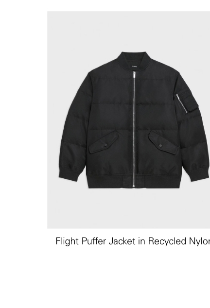 Flight Puffer Jacket in Recycled Nylon