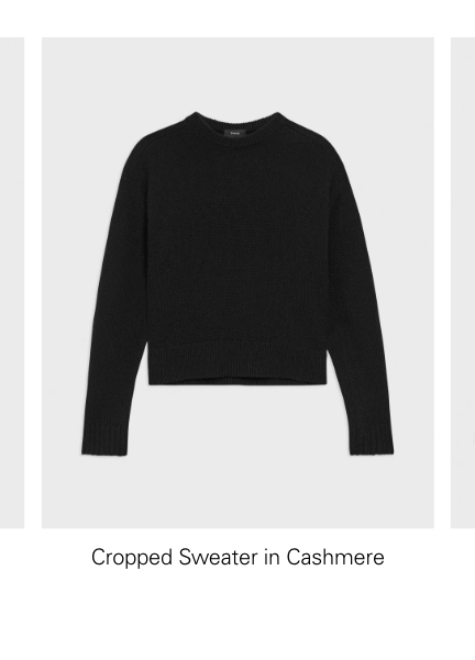 Cropped Sweater in Cashmere