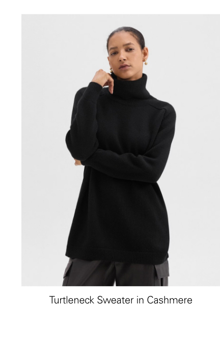 Turtleneck Sweater in Cashmere