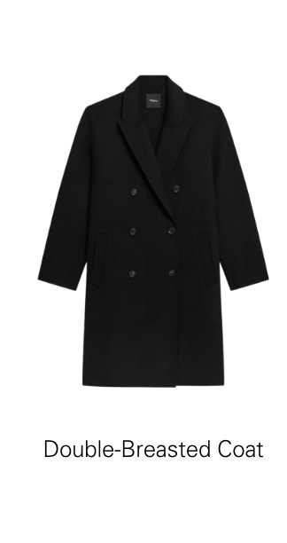 Double-Breasted Coat in Double-Face Wool-Cashmere