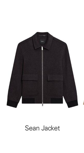 Sean Jacket in Double-Face Wool-Cashmere