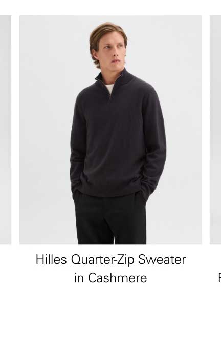 Hilles Quarter-Zip Sweater in Cashmere