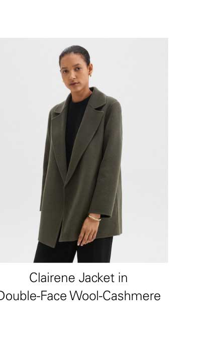 Clairene Jacket in Double-Face Wool-Cashmere