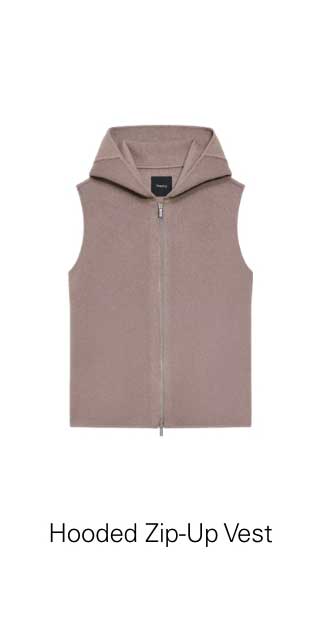 Hooded Zip-Up Vest