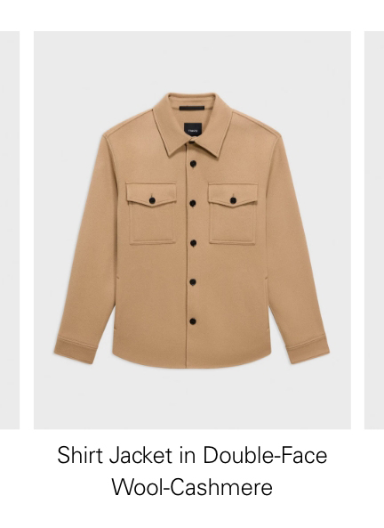 Shirt Jacket in Double-Face Wool-Cashmere