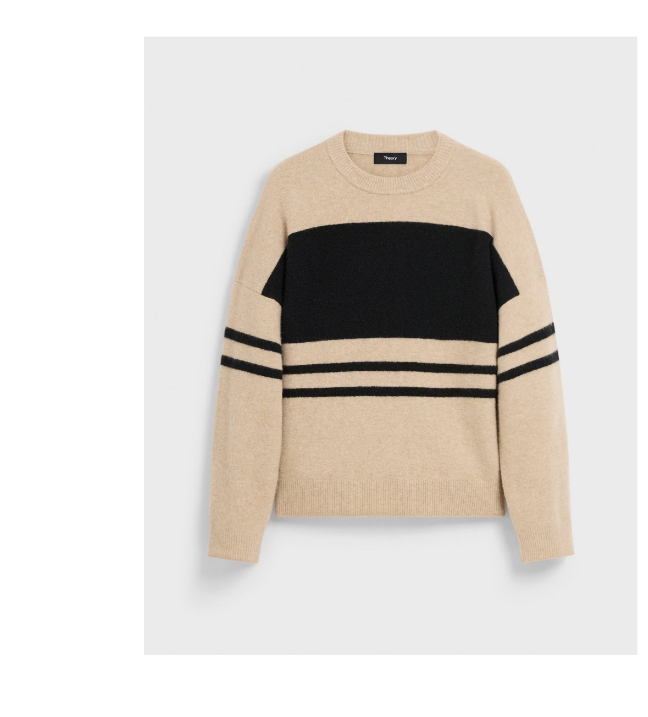 Colorblock Sweater in Astor Wool