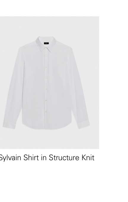 Sylvain Shirt in Structure Knit