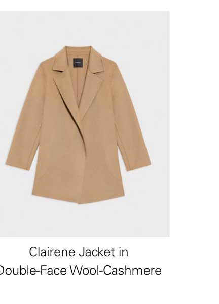 Clairene Jacket in Double-Face Wool-Cashmere