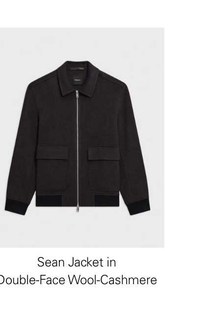 Sean Jacket in Double-Face Wool-Cashmere