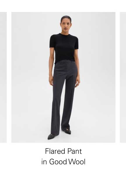 Flared Pant in Good Wool