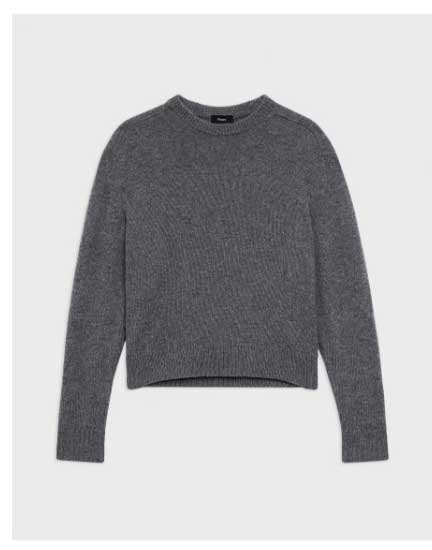 Cropped Sweater in Cashmere