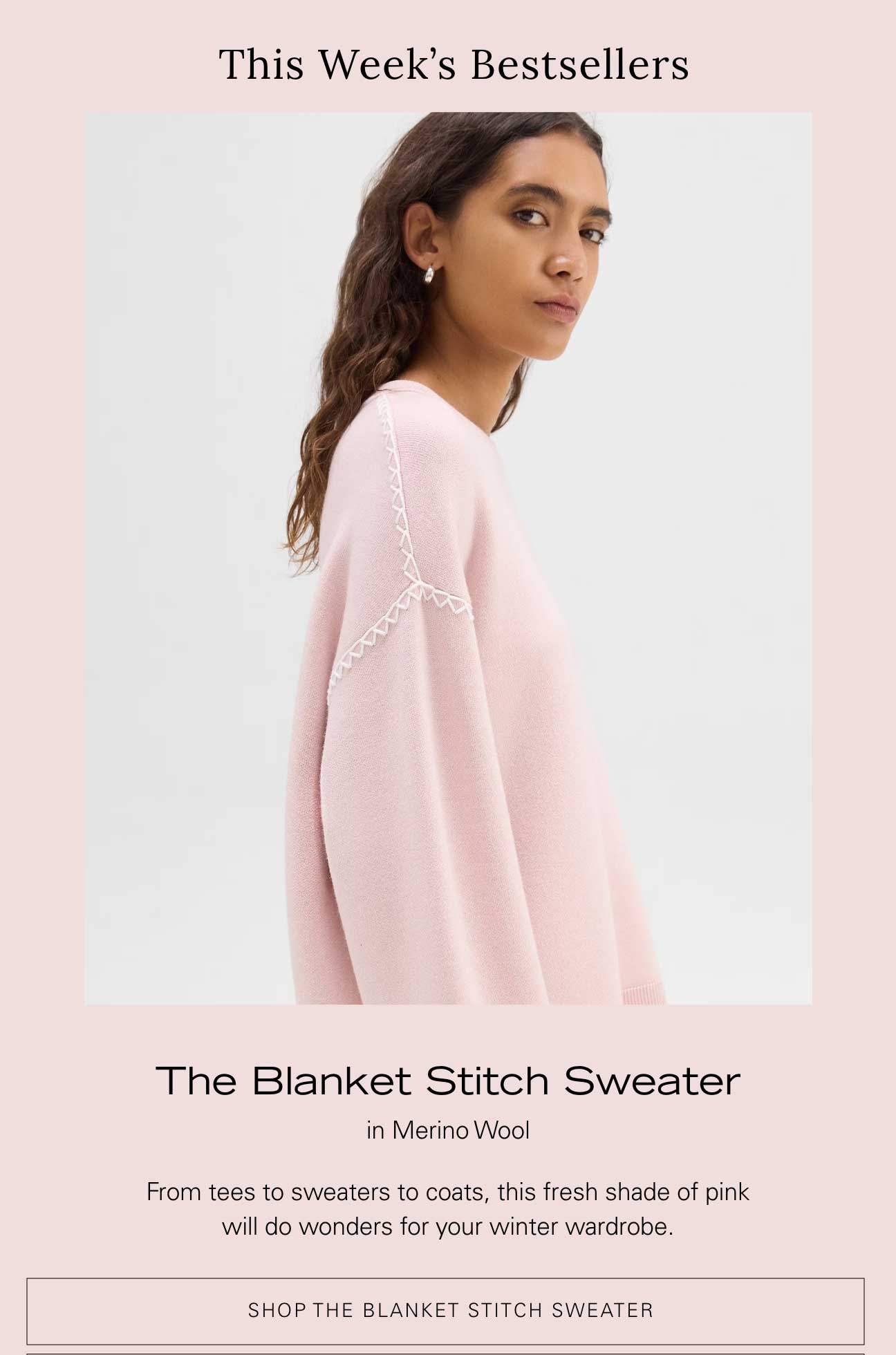 Shop The Blanket Stitch Sweater