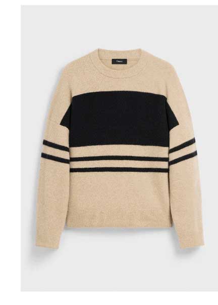 Colorblock Sweater in Astor Wool