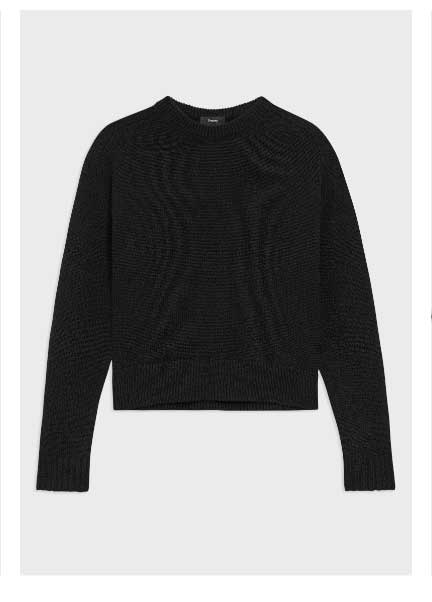 Cropped Sweater in Cashmere