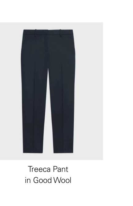 Treeca Full Length Pant in Good Wool