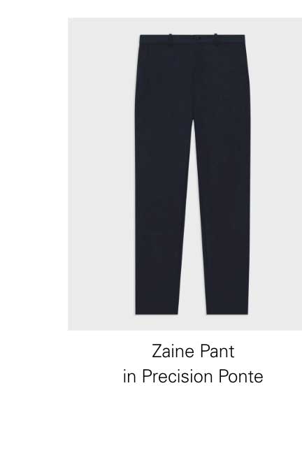 Zaine Pant in Precision Ponte