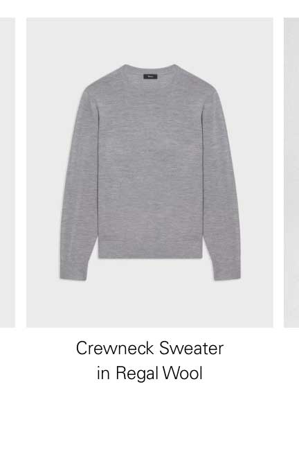 Crewneck Sweater in Regal Wool