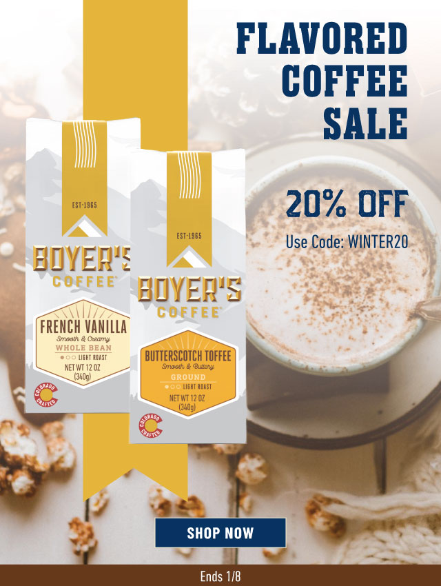 20% OFF Flavored Coffee