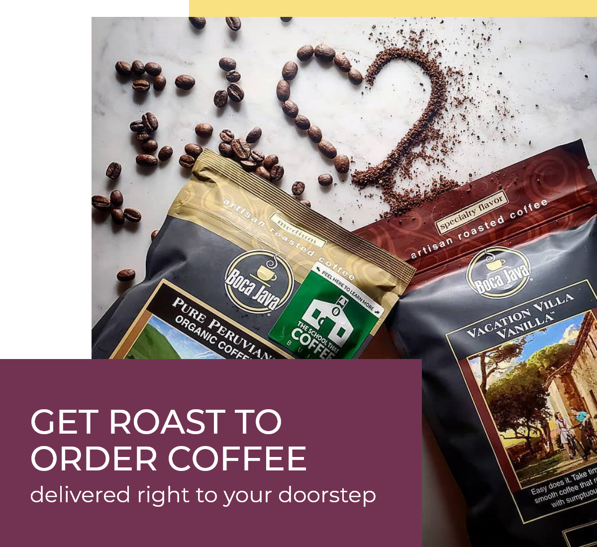 GET ROAST TO ORDER COFFEE - delivered right to your doorstep