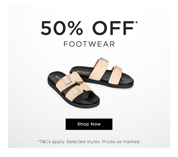 Shop 50% Off* Footwear