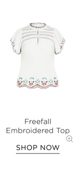 Shop the Freefall Embroidered Top