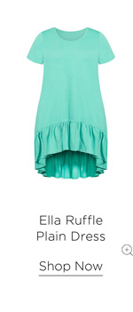 Shop the Ella Ruffle Plain Dress