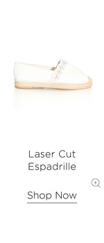 Shop the Laser Cut Espadrille