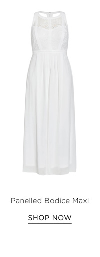 Shop the Panelled Bodice Maxi Dress