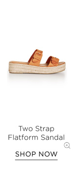 Shop the Two Strap Flatform Sandal