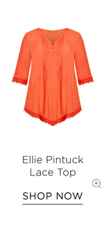 Shop the Ellie Pintuck Lace Top