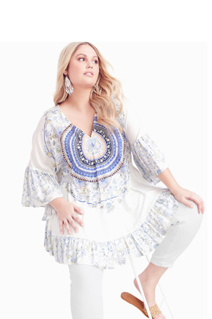 Shop the Frankie Frill Tunic