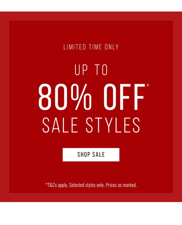 Shop Up to 80% Off Sale Styles