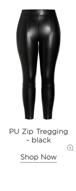 Shop The PU Zip Tregging