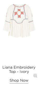 Shop The Liana Embroidered Top