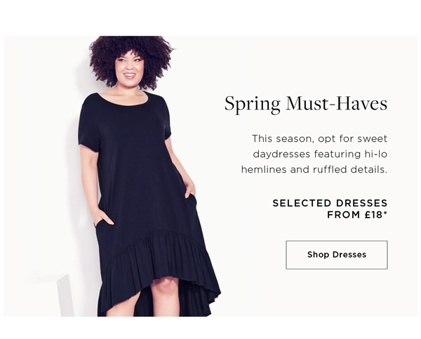 Shop Selected Dresses From 18*
