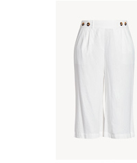 Shop The Linen Blend Culotte