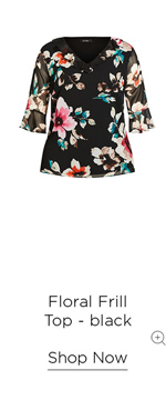 Shop The Floral Frill Top