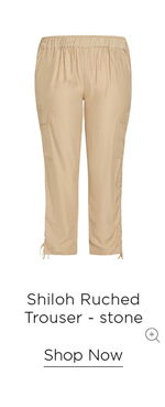 Shop The Shiloh Ruched Trouser