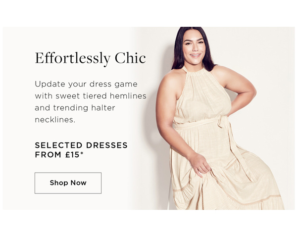 Shop Selected Dresses From 15*