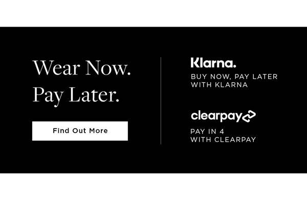 Wear Now & Pay Later With Klarna & Clearpay
