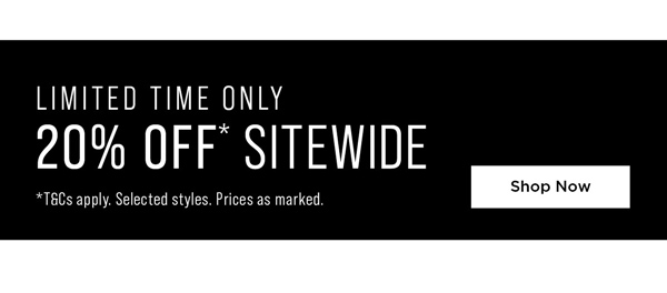 Shop 40% Off* Sitewide