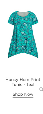 Shop The Hanky Hem Print Tunic