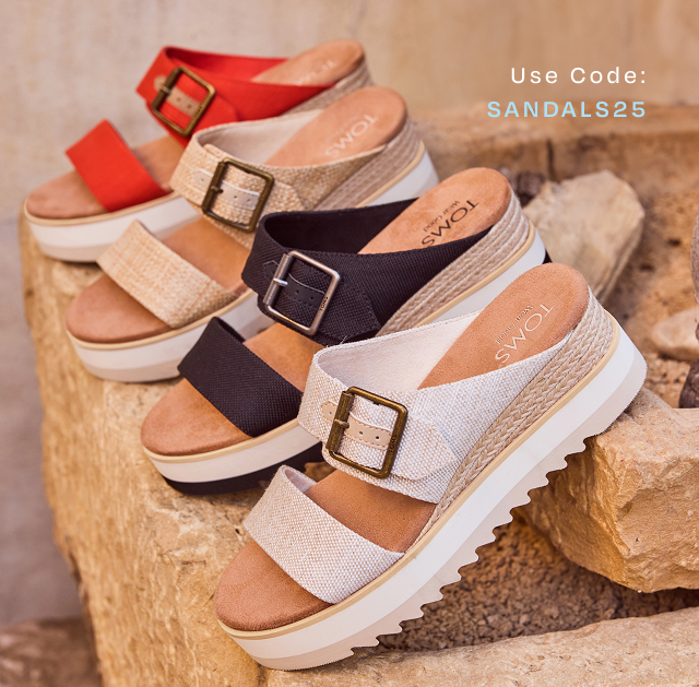 Diana Mule Buckle Wedge Sandal - Image