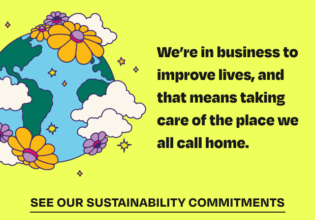 See our sustainability commitments