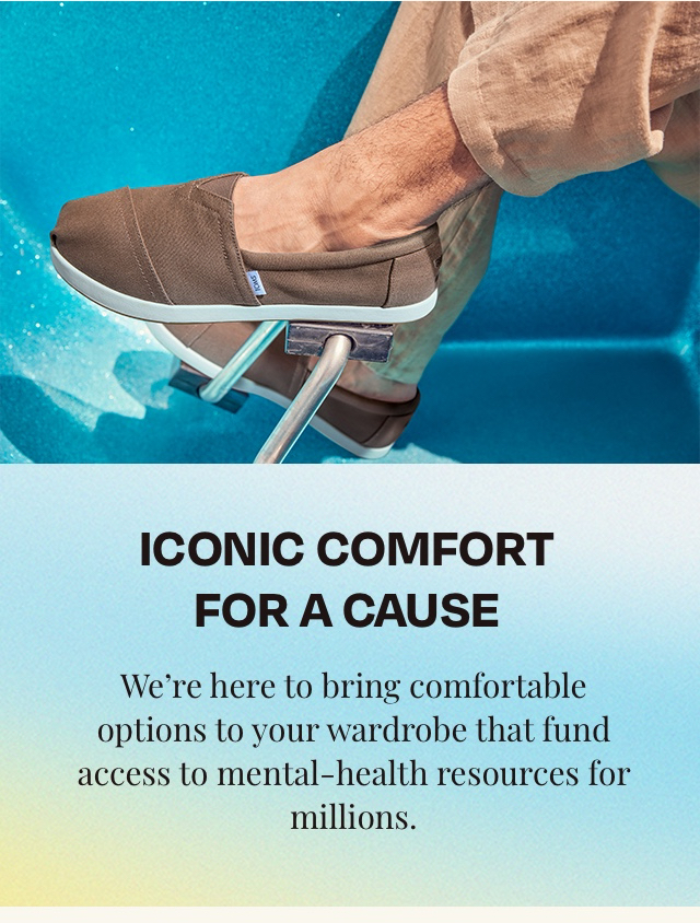 Iconic comfort for a cause