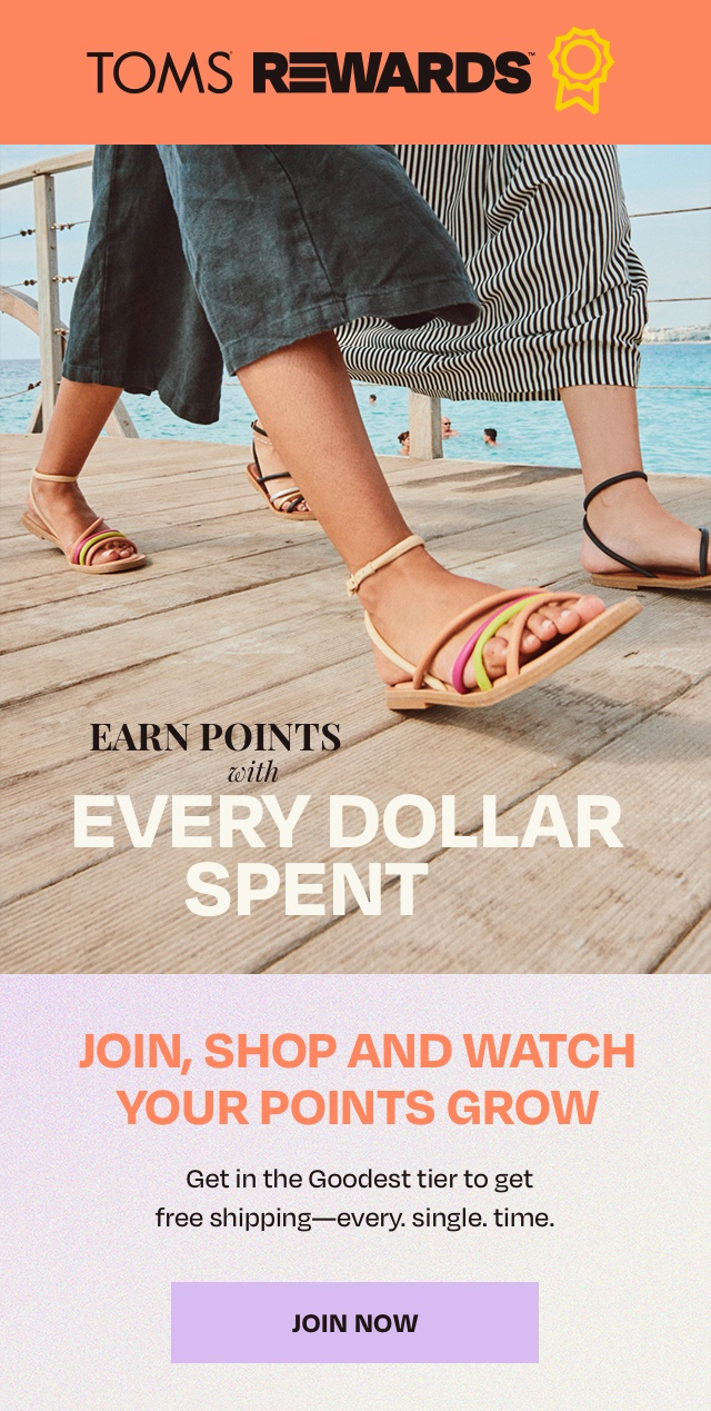 Join, shop and watch your points grow